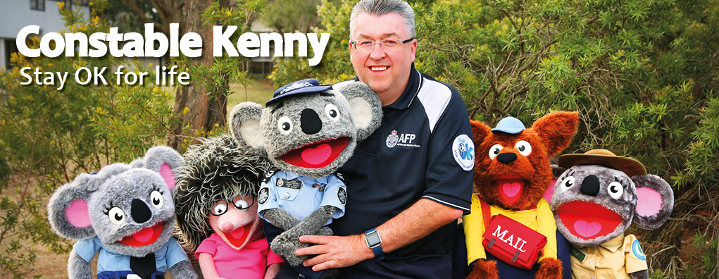 Constable Kenny Koala and friends