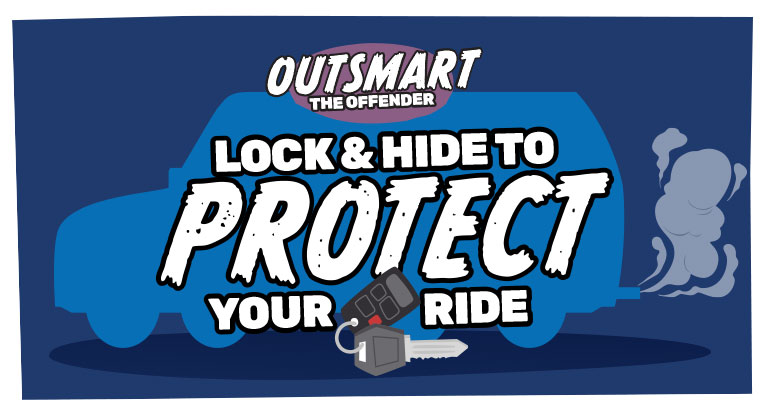 Lock and hide to protect your ride